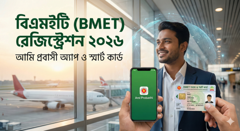BMET Registration 2026 Ami Probashi App Manpower Card