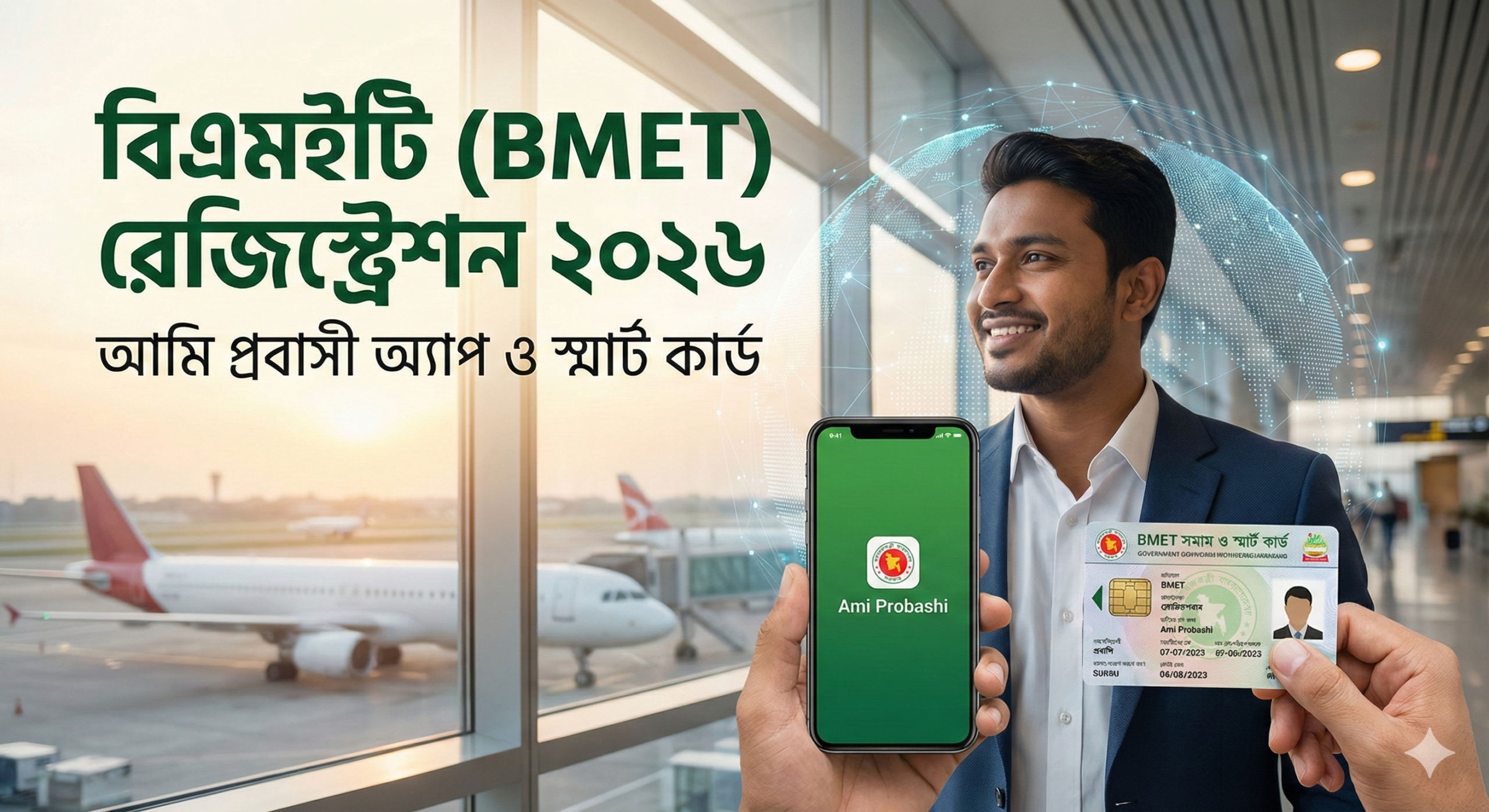 BMET Registration 2026 Ami Probashi App Manpower Card