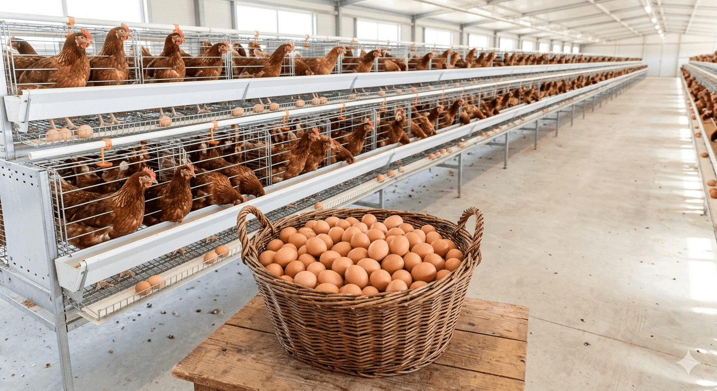 Layer Chicken Egg Production