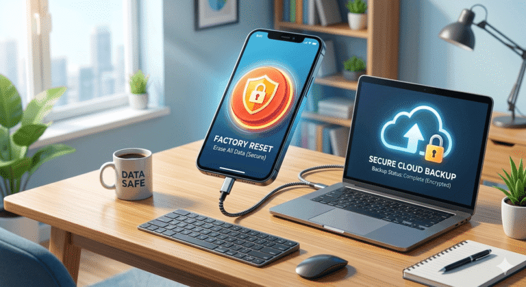 mobile data delete before selling