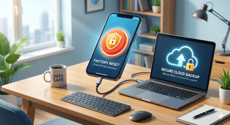 mobile data delete before selling