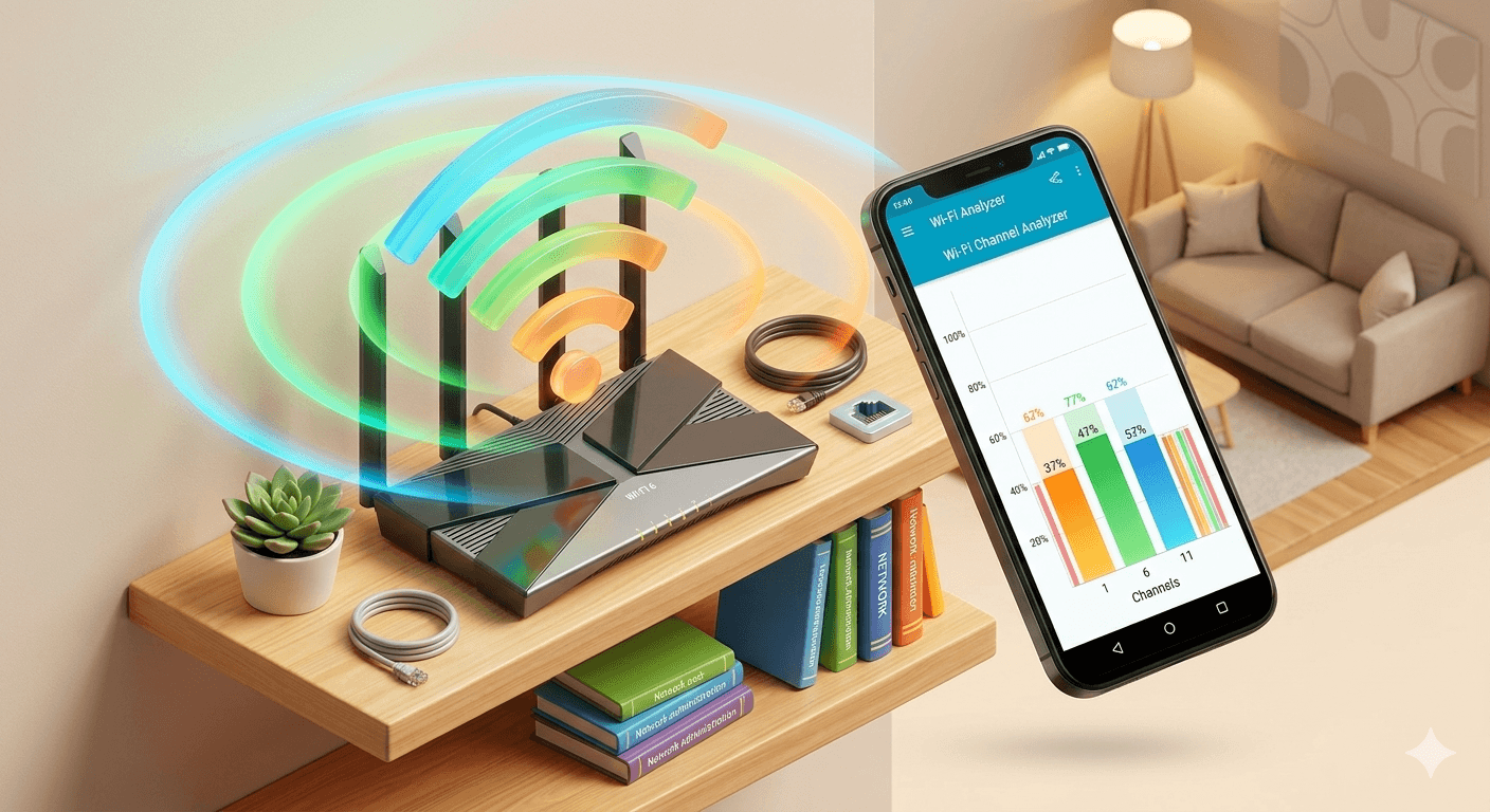 wifi channel change by mobile