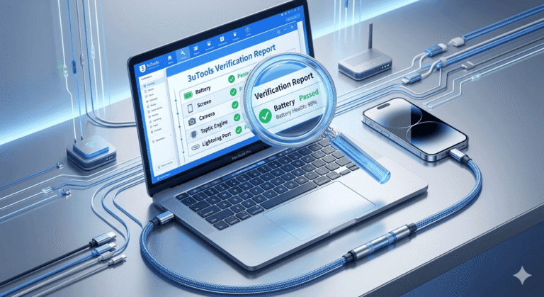 check iphone original parts with 3utools