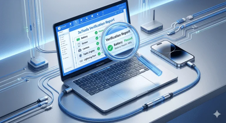 check iphone original parts with 3utools