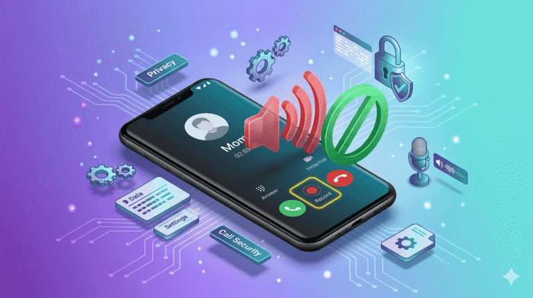disable call recording announcement android