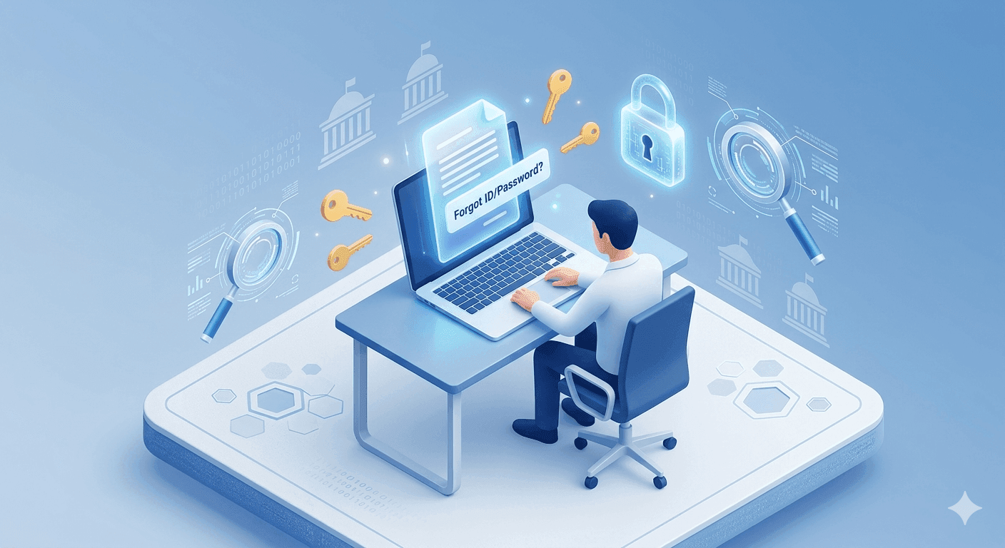 recover job applicant user id and password
