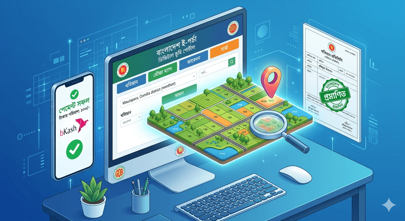 land map download online bd